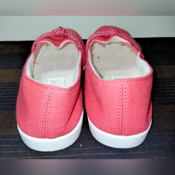 Gold Toe Women's Shoes Flats Size 6.5 Slip-On Canvas Dusty Rose Loafers - Picture 9 of 12